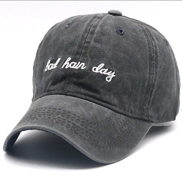 Denim Gray Bad Hair Day Hat - Picture 2 of 4